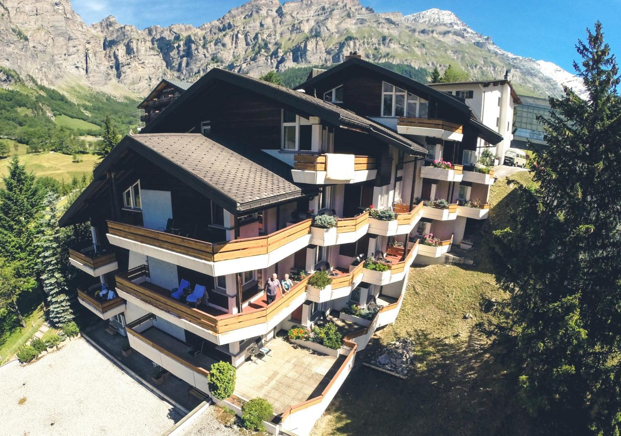 Hotel Alpenblick-Leukerbad-Therme Екстер'єр фото