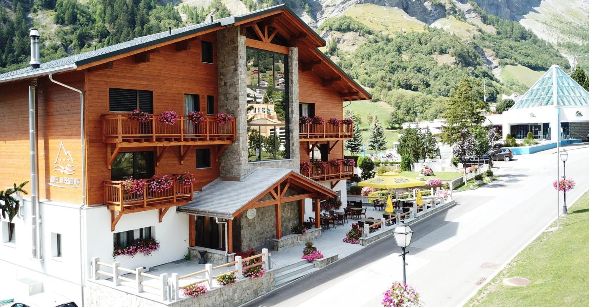 Hotel Alpenblick-Leukerbad-Therme Екстер'єр фото